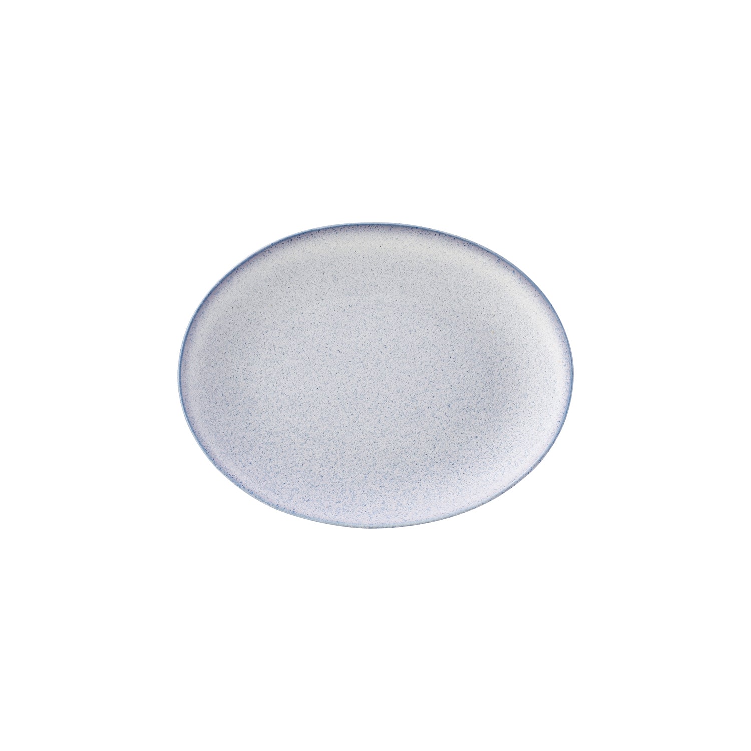 MINOYAKI Mat Colored Oval Plate 00146 MST117